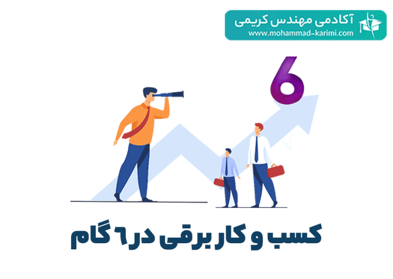 کسب و کار برقی در 6 گام